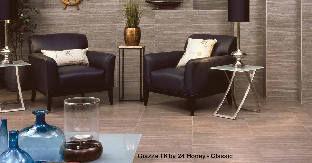 Giazza Durabody®Glazed Ceramic 16x24 Honey